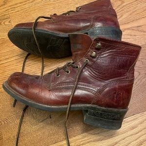 Leather Frye boots